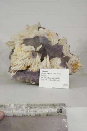 FLUORITE with BARITE