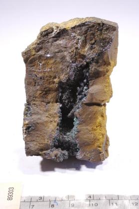 Delafossite with CUPRITE and Limonite