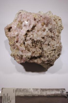 rose quartz with Childrenite