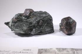 Claringbullite with Brochantite and MALACHITE and Tenorite