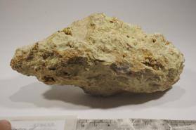 Stibiconite with Gypsum and Stibnite and Sulfur