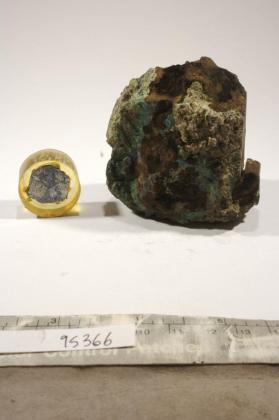 Domeykite with Cu Arsenate and CUPRITE