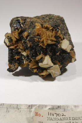 mangansiderite with Galena and SPHALERITE