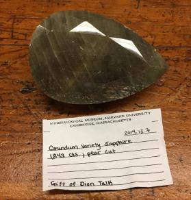Corundum var. sapphire