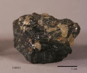 Samarskite-(Y) with Monazite-(Ce) and SCHORL