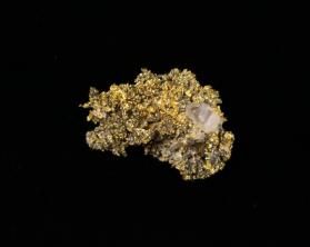 Gold with Petzite and Quartz