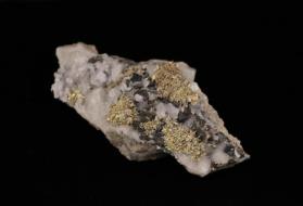 Gold with Quartz and SPHALERITE