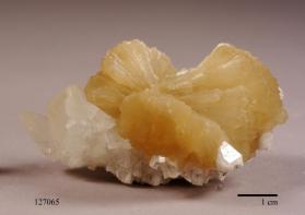 Stilbite with Heulandite and PREHNITE