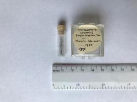 Spessartine, synthetic (garnet group)
