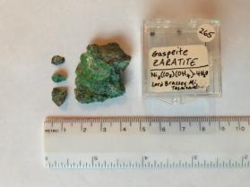 Zaratite, gaspeite (carbonate group)