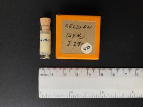 Celsian, synthetic (alkali feldspar group)