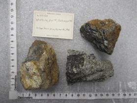 sphalerite, pyrite, chalcopyrite