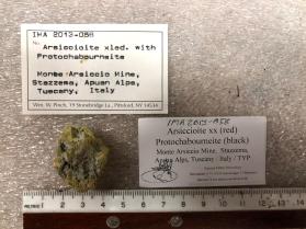 Arsiccioite xled with Protochabourneite