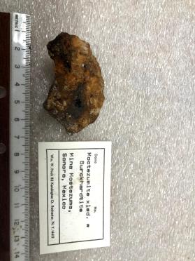 Moctezumite xled on Burckhardtite