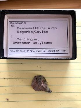 Deanesmithite with Edgarbayleyite