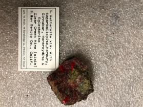 Wattersite xls with Edgarbaileyite, Mercury, Cinnabar, Montroydite & Eglestonite