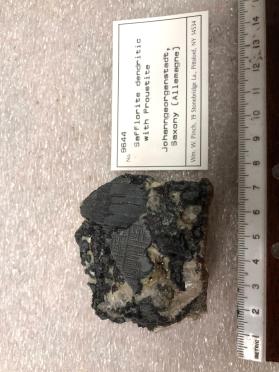 Safflorite dendritic with Proustite
