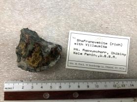 Shafranovskite (rich) with Villaumite