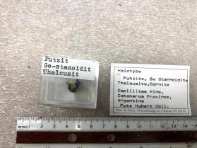 Putzite, Ge Stannoidite, Thalcusite, Bornite