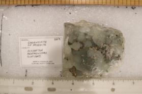 Greenockite with Prehnite