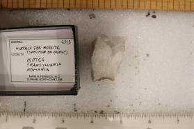 Hessite (Matrix for Mineral on Display)