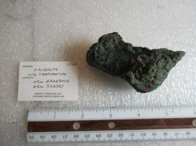 Malachite with Brochantite