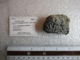 Nickeline with Chlorite Coating