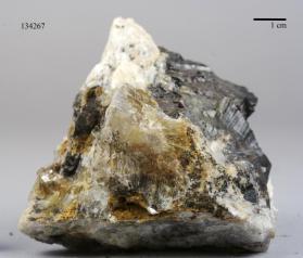 CASSITERITE with Albite and Jahnsite and Muscovite and Quartz