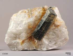 SCHORL with Quartz