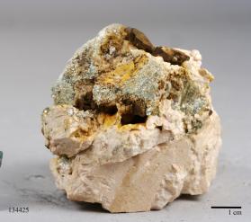 Goethite with MICROCLINE and Muscovite