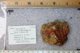 Wulfenite with Pyromorphite