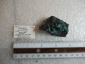 Malachite with Cuprite