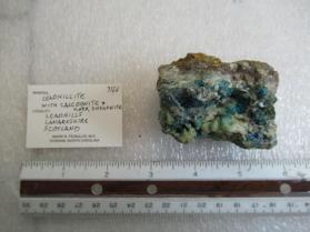 Leadhillite with Caledonite