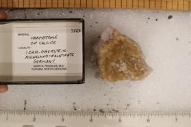 Harmotome with Calcite