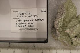 Faustite with Wavellite