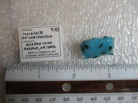 Malachite with Chrysocolla