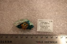 Dioptase with Barite