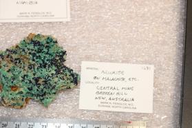 Azurite with Malachite