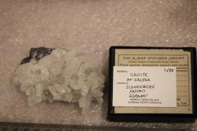 Calcite with Galena