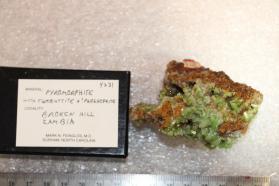 Pyromorphite with Tarbuttite