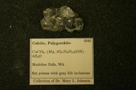 Calcite, Palygorskite