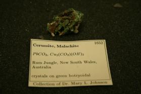 Cerussite, Malachite