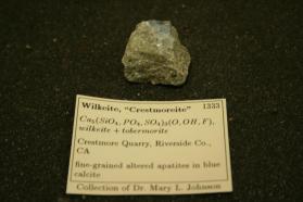 Wilkeite, Crestmorite