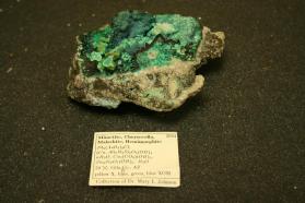 Mimetite, Chrysockolla, Malachite, Hemimorphite