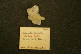 Siderite, Quartz