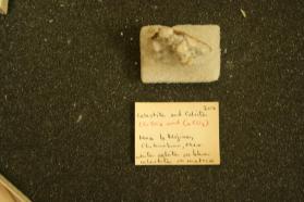 Celestite and Calcite