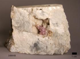 rose quartz with AMBLYGONITE