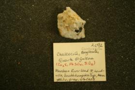 Chalcocite, Cerussite, Quartz at Galena