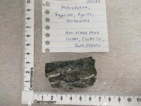 Mitradatite, Gypsum, Pyrite, Barbosalite