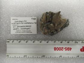 Samsonite with Calcite